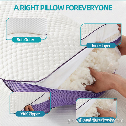 Ergonomics Memory Foam Pillow Memory cotton chip pillow for home for hotel Factory